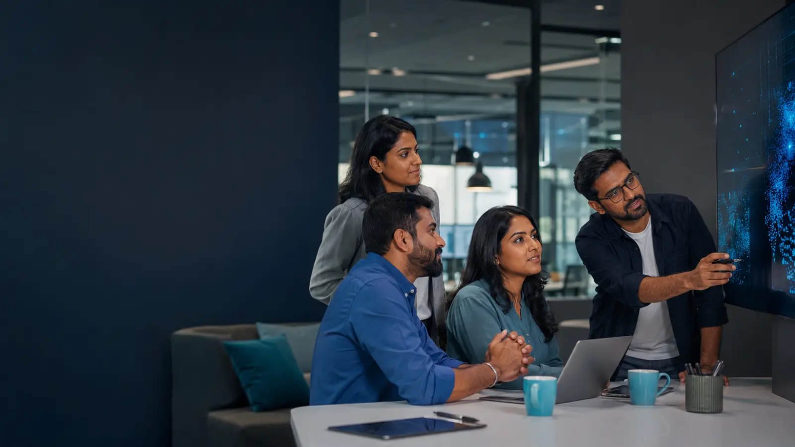 Indian technology professionals representing the Techzentis collaborative approach